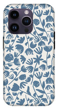 Load image into Gallery viewer, Light Blue Floral Pattern - Phone Case