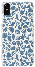 Load image into Gallery viewer, Light Blue Floral Pattern - Phone Case