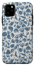 Load image into Gallery viewer, Light Blue Floral Pattern - Phone Case