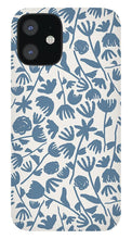 Load image into Gallery viewer, Light Blue Floral Pattern - Phone Case