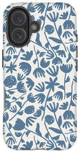 Load image into Gallery viewer, Light Blue Floral Pattern - Phone Case