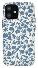 Load image into Gallery viewer, Light Blue Floral Pattern - Phone Case