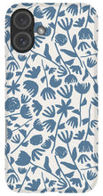 Load image into Gallery viewer, Light Blue Floral Pattern - Phone Case