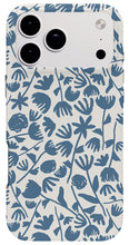 Load image into Gallery viewer, Light Blue Floral Pattern - Phone Case