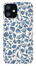 Load image into Gallery viewer, Light Blue Floral Pattern - Phone Case