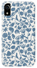 Load image into Gallery viewer, Light Blue Floral Pattern - Phone Case