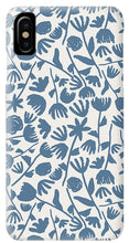 Load image into Gallery viewer, Light Blue Floral Pattern - Phone Case