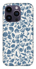 Load image into Gallery viewer, Light Blue Floral Pattern - Phone Case