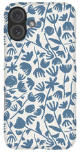 Load image into Gallery viewer, Light Blue Floral Pattern - Phone Case