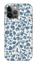 Load image into Gallery viewer, Light Blue Floral Pattern - Phone Case