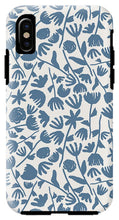 Load image into Gallery viewer, Light Blue Floral Pattern - Phone Case