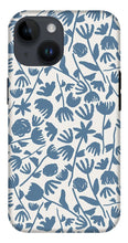 Load image into Gallery viewer, Light Blue Floral Pattern - Phone Case
