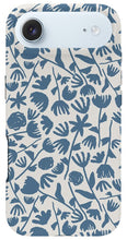 Load image into Gallery viewer, Light Blue Floral Pattern - Phone Case