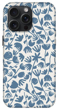 Load image into Gallery viewer, Light Blue Floral Pattern - Phone Case