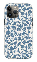 Load image into Gallery viewer, Light Blue Floral Pattern - Phone Case