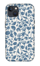 Load image into Gallery viewer, Light Blue Floral Pattern - Phone Case