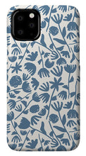 Load image into Gallery viewer, Light Blue Floral Pattern - Phone Case