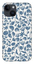 Load image into Gallery viewer, Light Blue Floral Pattern - Phone Case