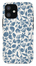 Load image into Gallery viewer, Light Blue Floral Pattern - Phone Case