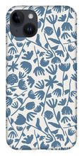 Load image into Gallery viewer, Light Blue Floral Pattern - Phone Case
