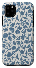 Load image into Gallery viewer, Light Blue Floral Pattern - Phone Case