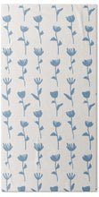 Load image into Gallery viewer, Light Blue Flower Pattern - Beach Towel