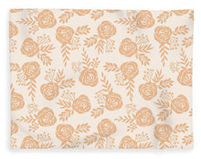 Load image into Gallery viewer, Light Orange Floral Pattern - Blanket