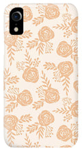 Load image into Gallery viewer, Light Orange Floral Pattern - Phone Case