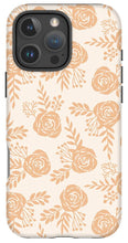 Load image into Gallery viewer, Light Orange Floral Pattern - Phone Case