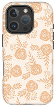 Load image into Gallery viewer, Light Orange Floral Pattern - Phone Case