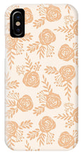 Load image into Gallery viewer, Light Orange Floral Pattern - Phone Case