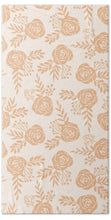 Load image into Gallery viewer, Light Orange Floral Pattern - Beach Towel