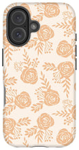 Load image into Gallery viewer, Light Orange Floral Pattern - Phone Case