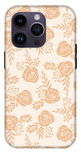 Load image into Gallery viewer, Light Orange Floral Pattern - Phone Case