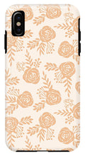 Load image into Gallery viewer, Light Orange Floral Pattern - Phone Case