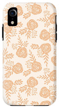 Load image into Gallery viewer, Light Orange Floral Pattern - Phone Case