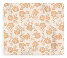 Load image into Gallery viewer, Light Orange Floral Pattern - Blanket