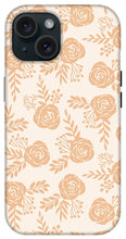 Load image into Gallery viewer, Light Orange Floral Pattern - Phone Case