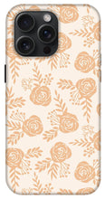 Load image into Gallery viewer, Light Orange Floral Pattern - Phone Case