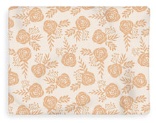 Load image into Gallery viewer, Light Orange Floral Pattern - Blanket