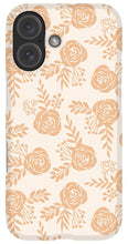 Load image into Gallery viewer, Light Orange Floral Pattern - Phone Case