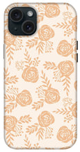 Load image into Gallery viewer, Light Orange Floral Pattern - Phone Case