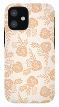 Load image into Gallery viewer, Light Orange Floral Pattern - Phone Case