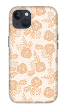 Load image into Gallery viewer, Light Orange Floral Pattern - Phone Case