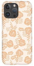 Load image into Gallery viewer, Light Orange Floral Pattern - Phone Case