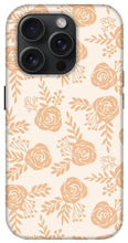 Load image into Gallery viewer, Light Orange Floral Pattern - Phone Case
