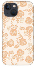 Load image into Gallery viewer, Light Orange Floral Pattern - Phone Case
