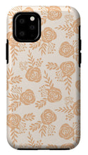 Load image into Gallery viewer, Light Orange Floral Pattern - Phone Case