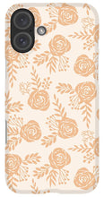 Load image into Gallery viewer, Light Orange Floral Pattern - Phone Case