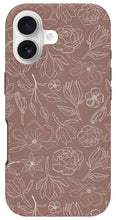 Load image into Gallery viewer, Mauve Magnolia Pattern - Phone Case